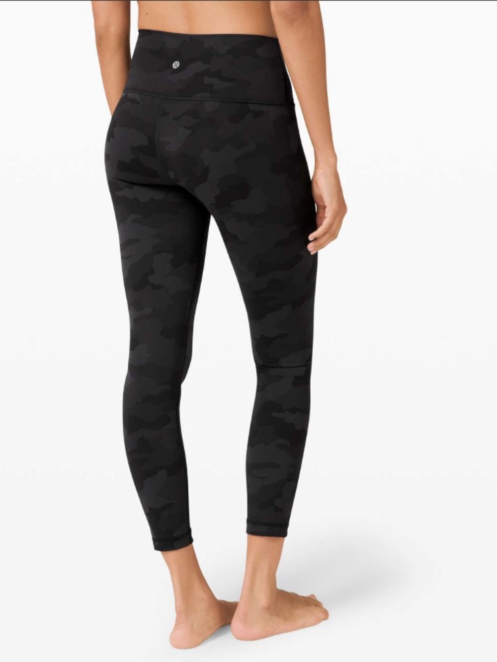 Lululemon Align HR Leggings Size 10 Black Camo Nulu NWOT 25” - Picture 2 of 5